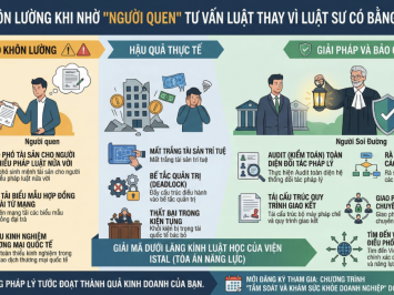 Rủi ro khôn lường khi nhờ "người quen" tư vấn luật thay vì luật sư có bằng cấp thật.