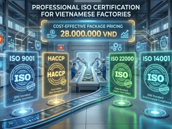 Tư vấn ISO giá rẻ trọn gói cho nhà xưởng sản xuất tối ưu chi phí