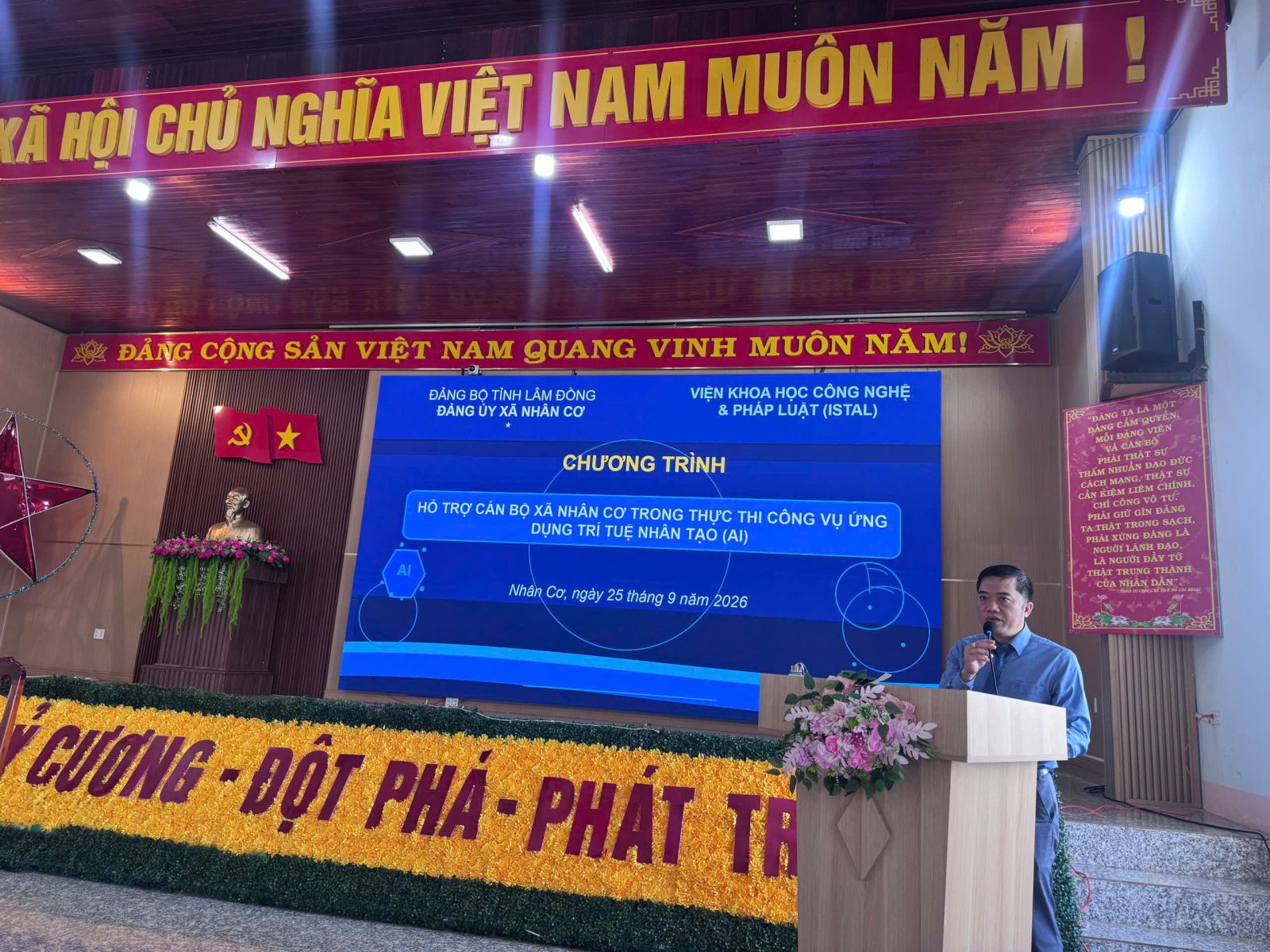 Bài giảng xã Nhân Cơ - Sơ đồ kiến trúc kỹ thuật